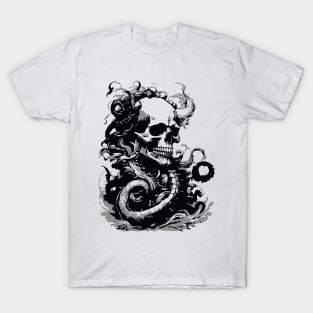 kraken skull T-Shirt